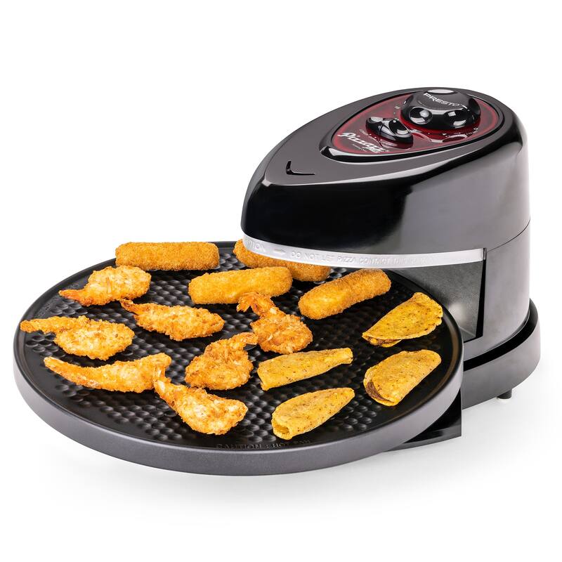 Presto Pizzazz Plus Rotating Pizza Oven, Bake 7-12" Pizzas, Wings, Rolls & More - 12