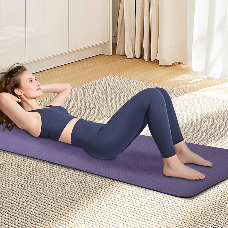 72"x24" TPE Yoga Mat, Non-Slip Eco-Friendly for Home Pilate