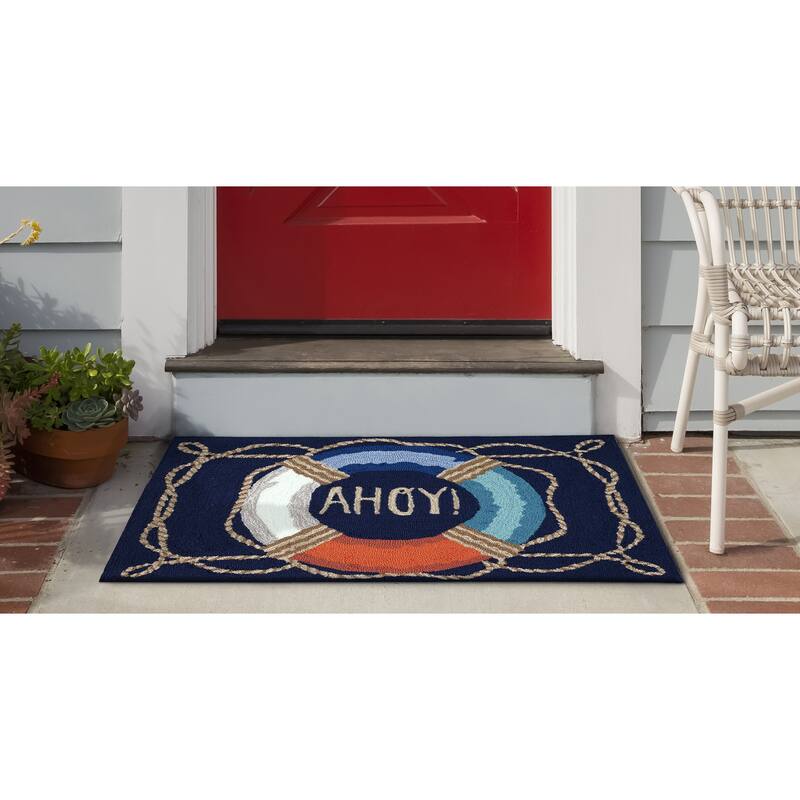 Liora Manne Frontporch Ahoy Indoor/Outdoor Rug