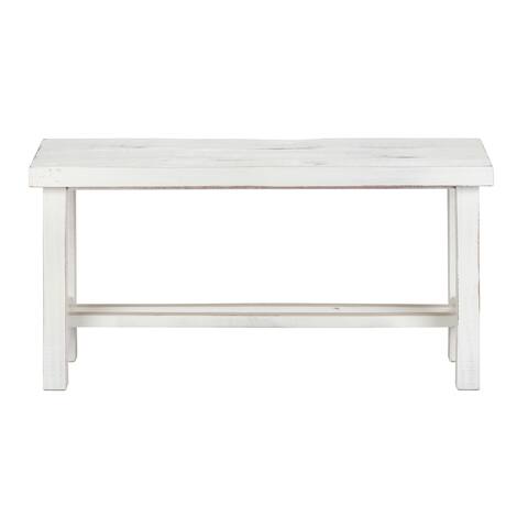 Luxury Living Furniture Solid Wood Medium Loft Bench 36