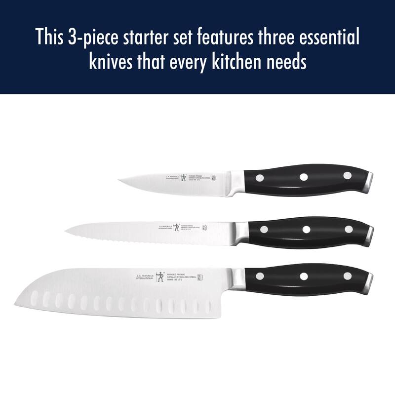 Henckels Forged Premio 3-pc Starter Knife Set