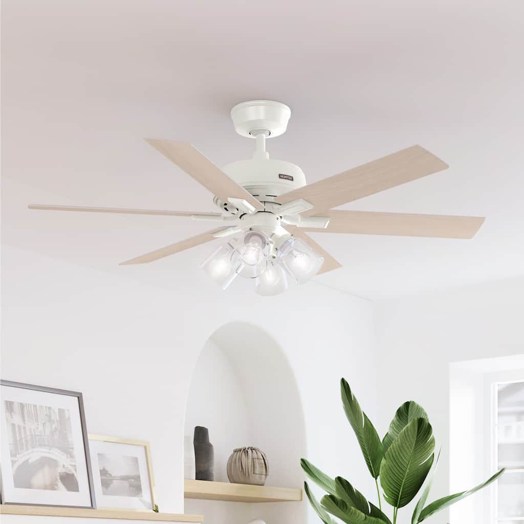 Hunter 52" Fonthill Ceiling Fan with LED Light, Handheld Remote ENERGY STAR! Easy Install!