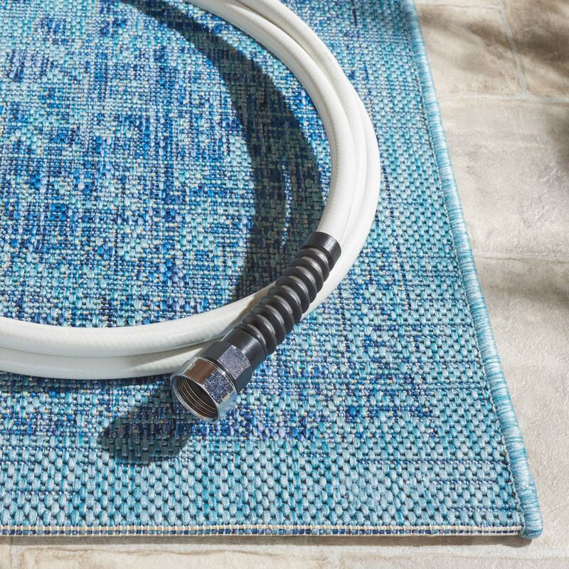 SAFAVIEH Courtyard Boud Indoor/ Outdoor Waterproof Patio Backyard Rug