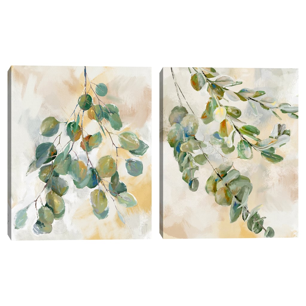 Eucalyptus I-II Canvas Art Prints