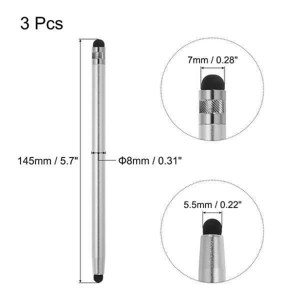 10Pcs 7.0 Capacitive Stylus Touch Screen Pen For IPad Pro IPhone Universal Tablet PC Soft Head Mobile Phone Stylus Touch Pens - 202192403