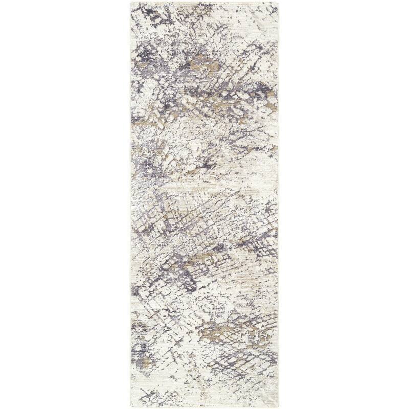 Livabliss Gakko Rustic Area Rug - Cream - 2'7" x 7'3"