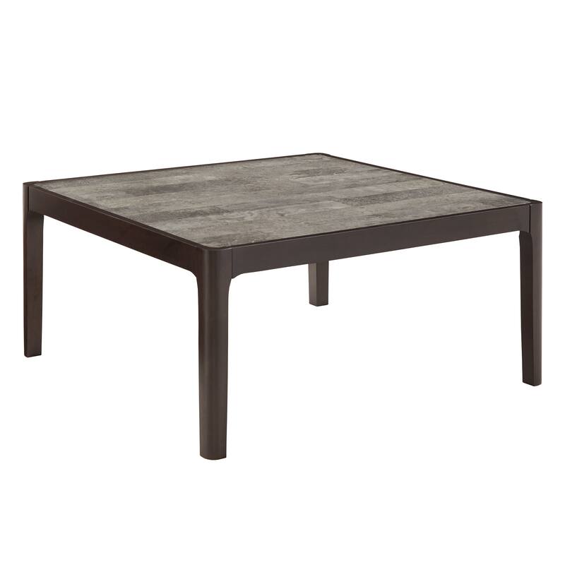 Ludvika Faux Marble Top Table by iNSPIRE Q Modern - Coffee Table