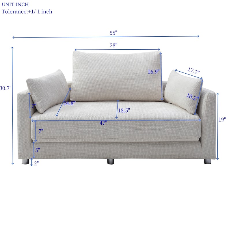 Foldable Sleeper Sofa Chair Bed
