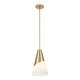 preview thumbnail 5 of 9, Crystorama Lighting Group TOR-901 Tori 3 Light 9" Wide Mini Pendant