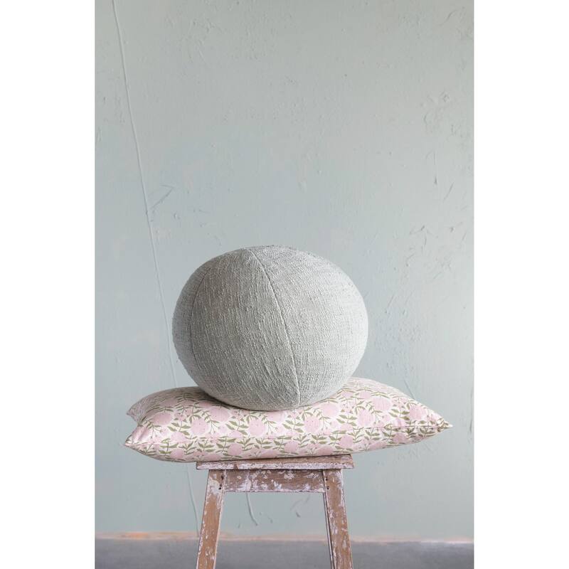 Cotton Slub Orb Pillow