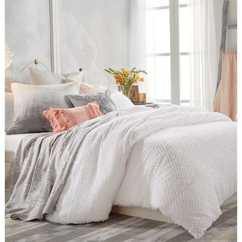 Porch & Den Nightend Fringe 3-piece Cotton Comforter Set