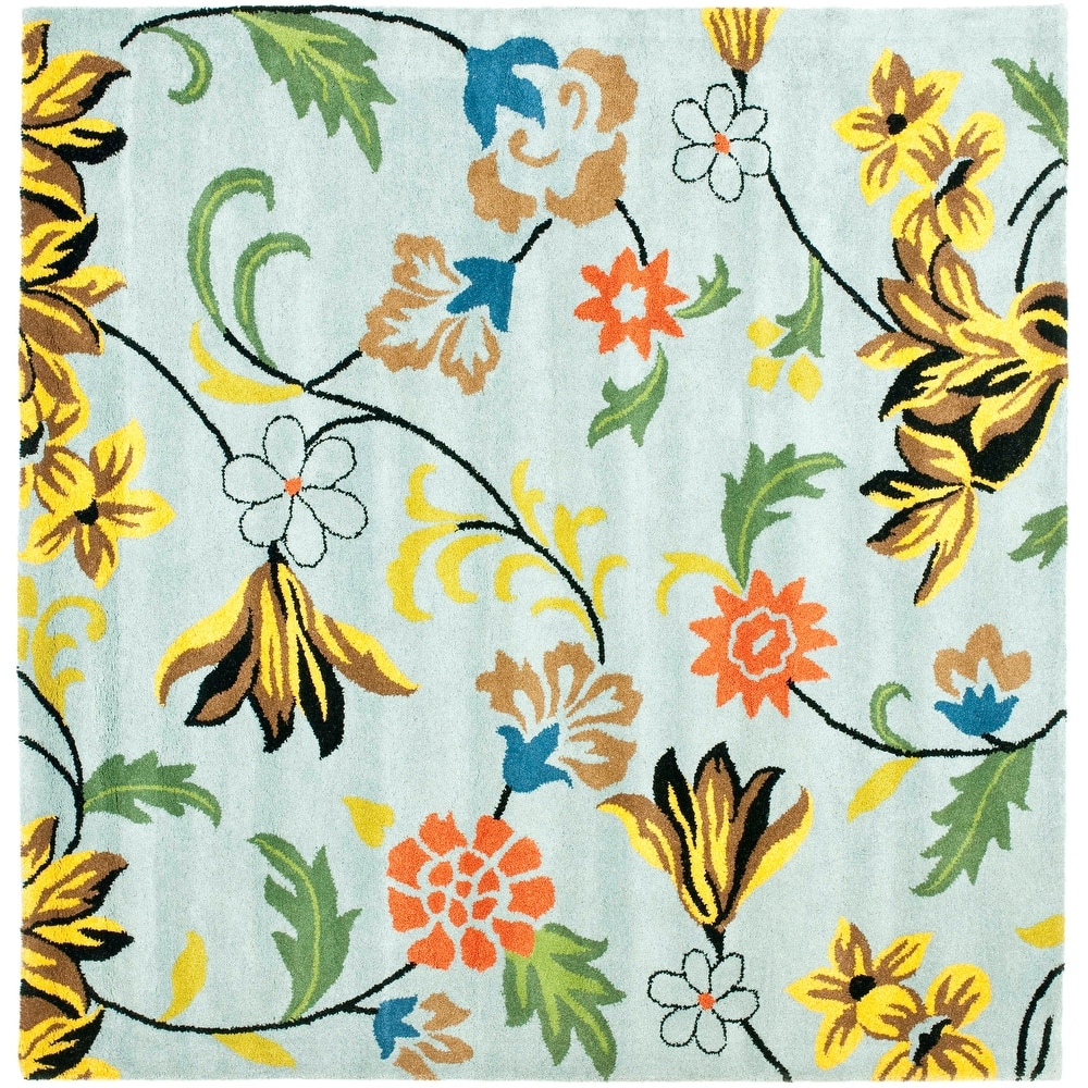 SAFAVIEH Handmade Soho Echo Floral N.Z. Wool Rug