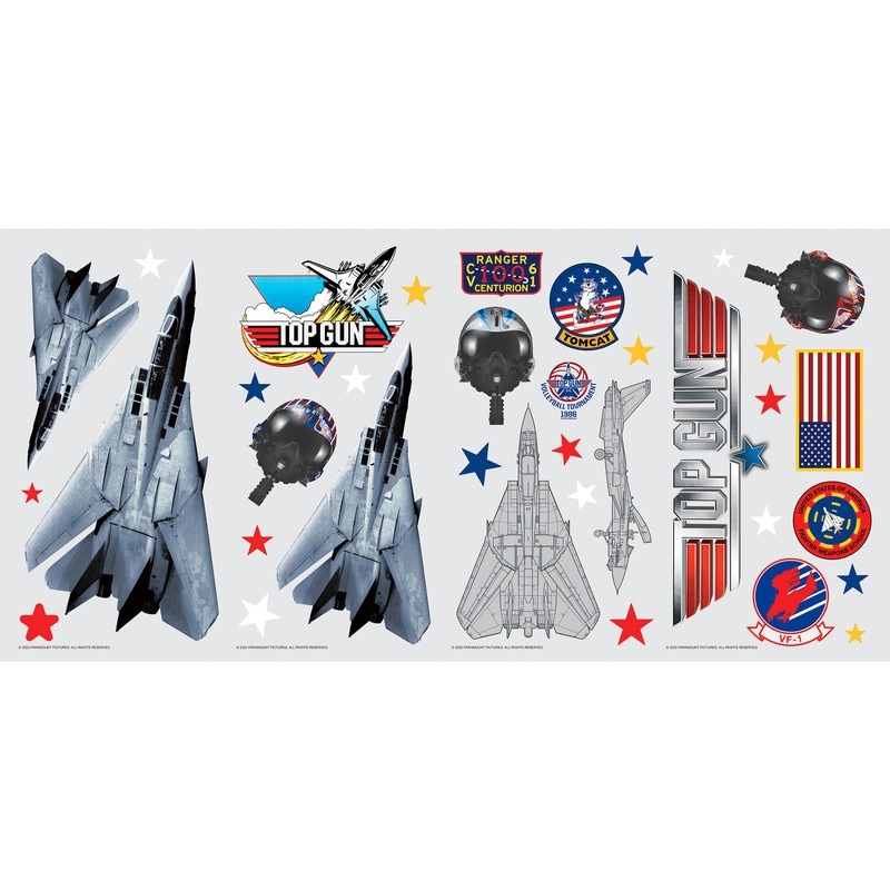 Top Gun Peel and Stick Wall Decals by RoomMates