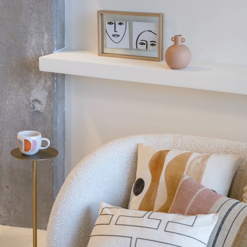 Photo Frame Floating Aesthetic Double Natural- ST - Natural