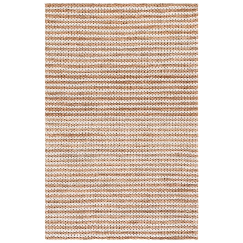 Martha Stewart by SAFAVIEH Handmade Deivi Jute Rug - 5' x 8' - Natural/Ivory