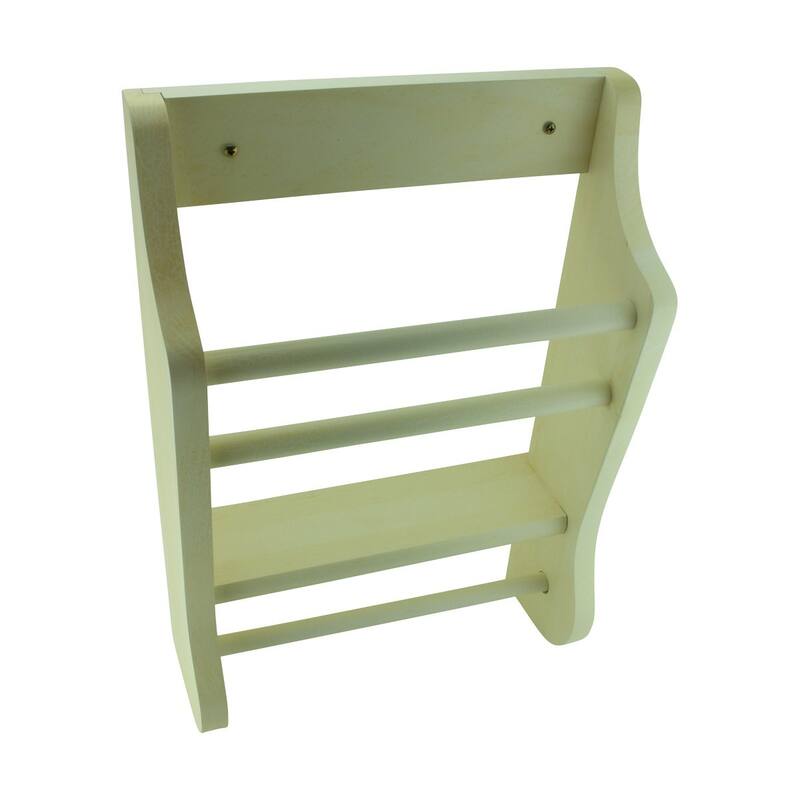 Solid Wood Tissue Holder & Magzine Rack 17.5H Made In USA Renovators Supply