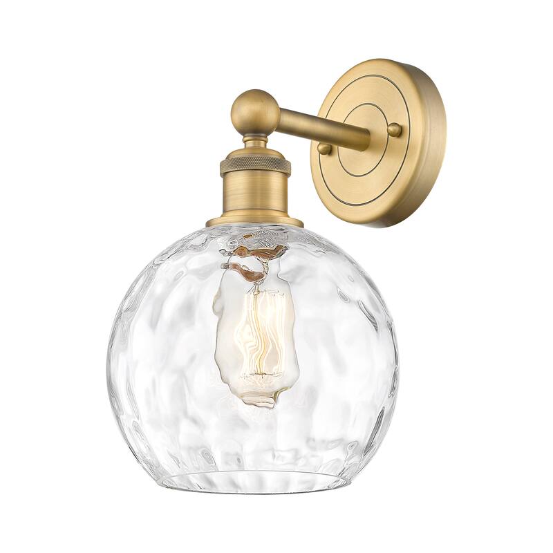 Innovations Lighting Athens Water Glass - 1 Light 8" Sconce