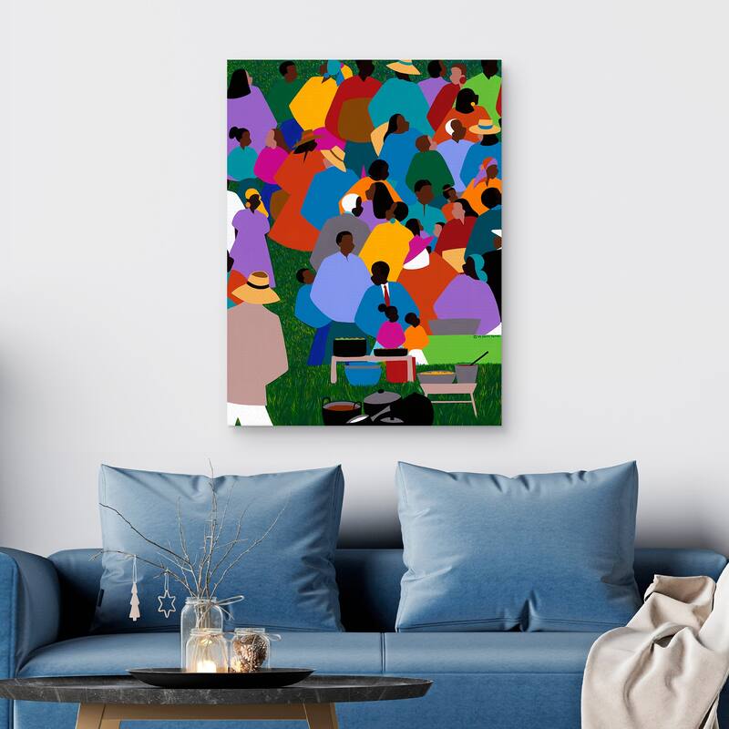 Gathering Gullah Islands by Synthia SAINT JAMES Canvas Art Print
