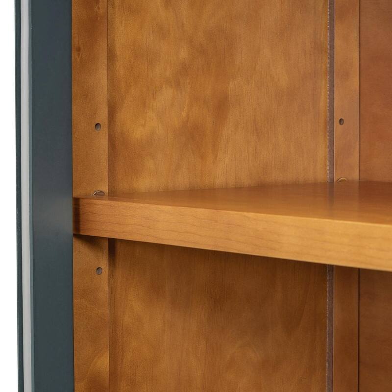 57.7" Large Sideboard Buffet Cabinet with Adjustable Shelves and Glass Doors for Kitchen and Dining Room