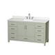 Option Light Green, Nickel Trim, Giotto Quartz Top