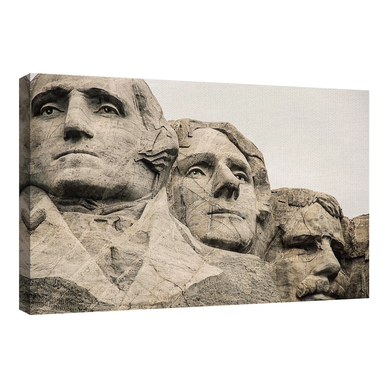 Rushmore by John Bakator Canvas Art Print