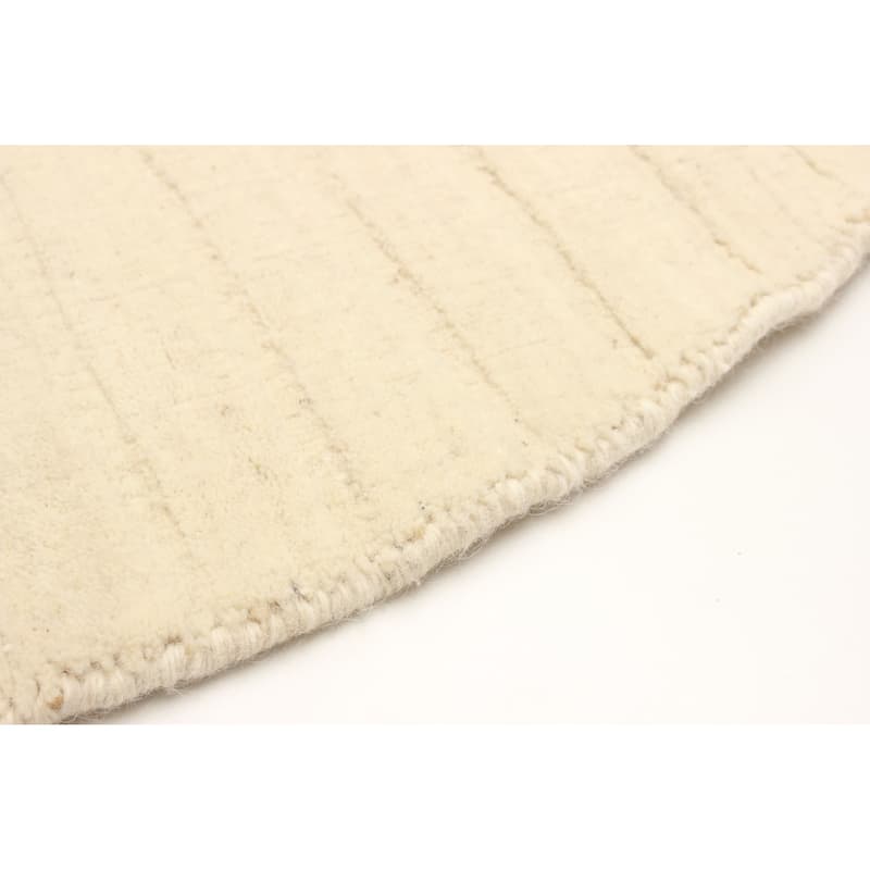 Kashkuli Gabbeh Cream Rug 5'4" x 5'4" - 5'4 x 5'4