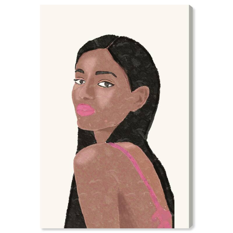 Wynwood Studio Canvas Fashion and Glam Elle Brown and Modern & Contemporary Wall Art Canvas Print