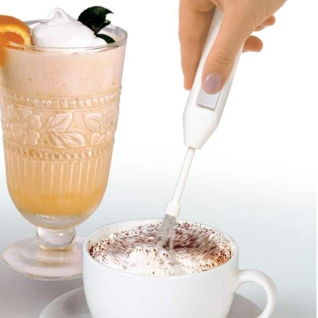 Norpro 5pc Deluxe Cordless Mini Mixer - Mixes, Whips, Stir, Blends and Frother