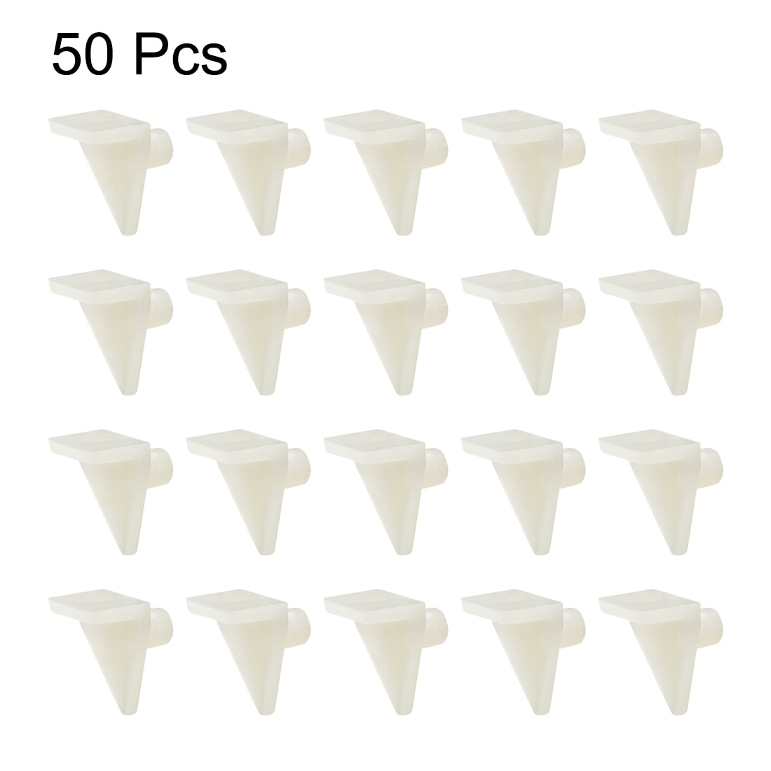 Plastic store shelf clips