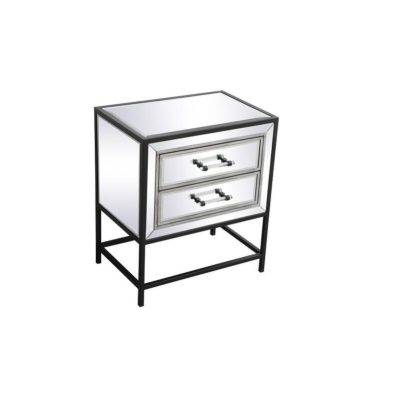 Modern Mirrored End Table