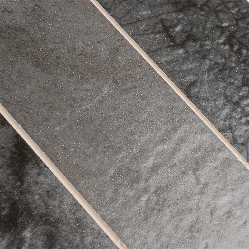 Merola Tile Kings Raku Black 7-7/8" x 15 3/4" Ceramic Wall Tile