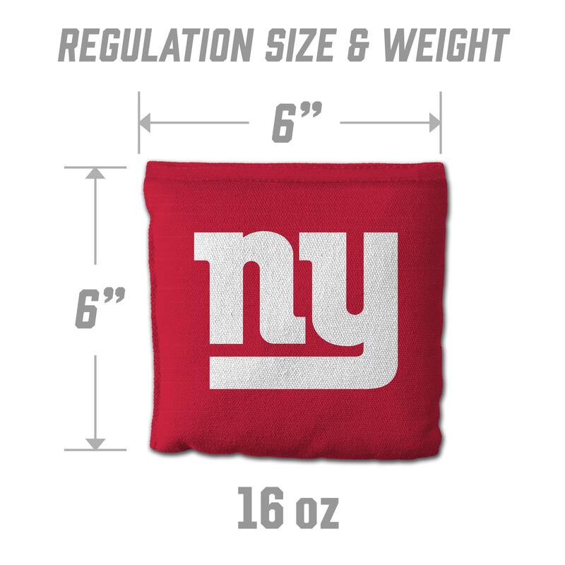 New York Giants NFL Dual Sided Pro Stop & Slide Cornhole Bags