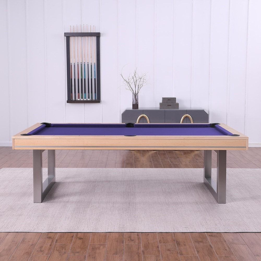 Maple Harmony 8ft Billiard Slate Pool Table with Dining Top