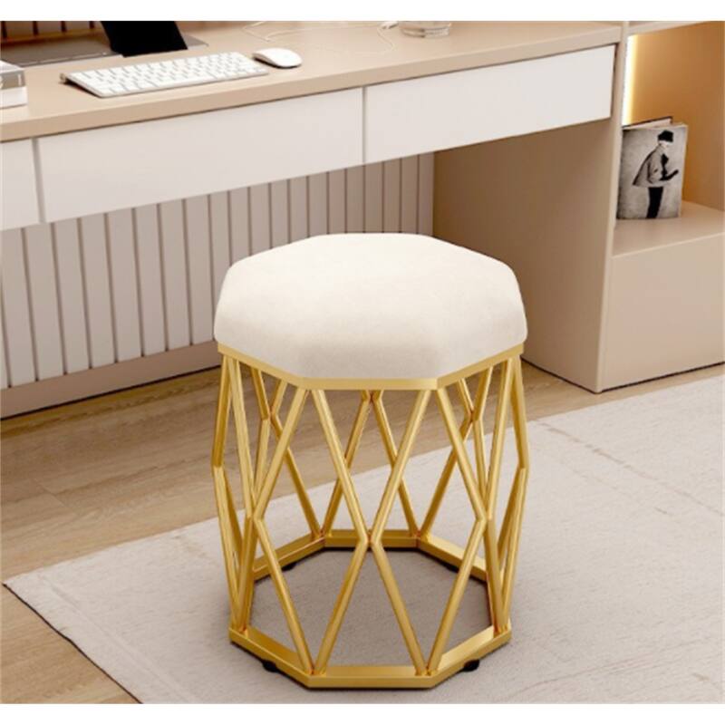 Modern Luxury Round Stool Office Chair Bird'S Nest Stool Legs