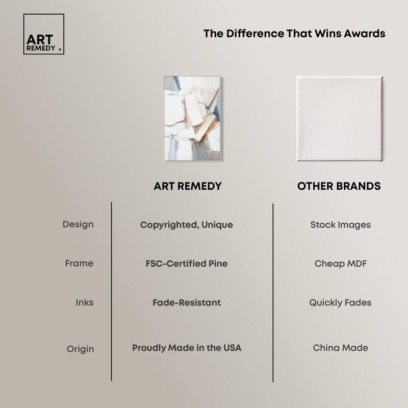 Bone and Beige II Canvas by Art Remedy