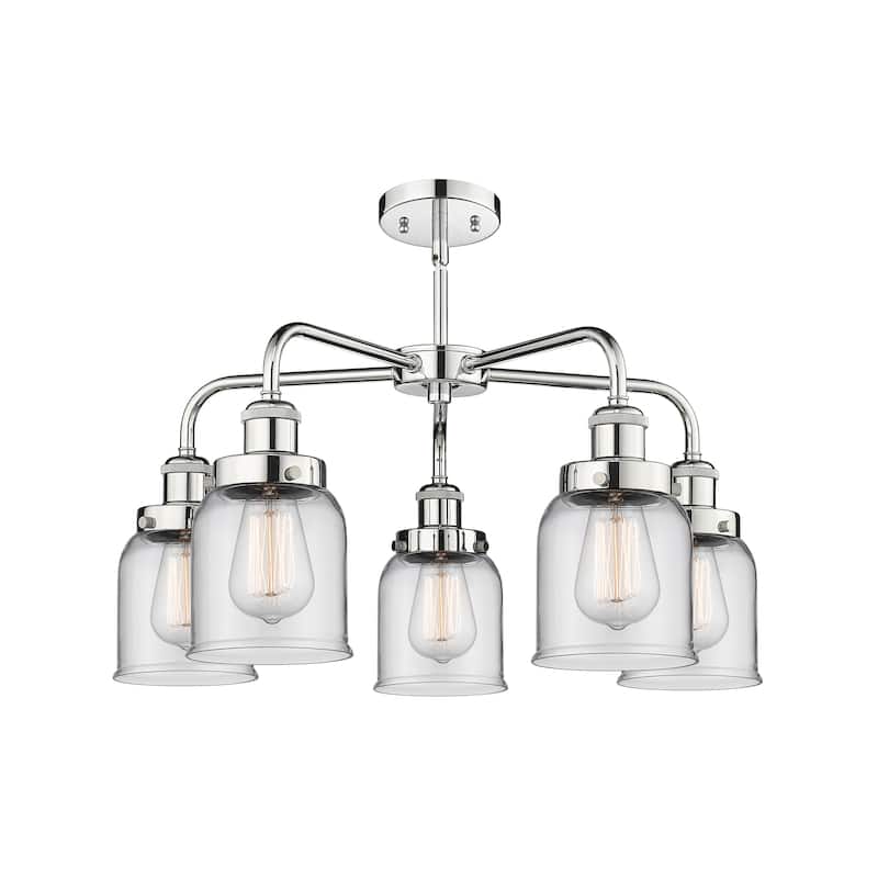Innovations Lighting Bell - 5 Light 23" Stem Hung Chandelier