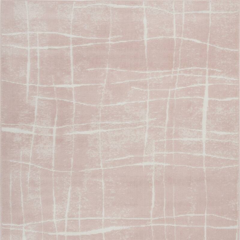Jopu Power Loomed Distressed Abstract Modern Non Skid Stain Resistant Area Rug By HomeRoots