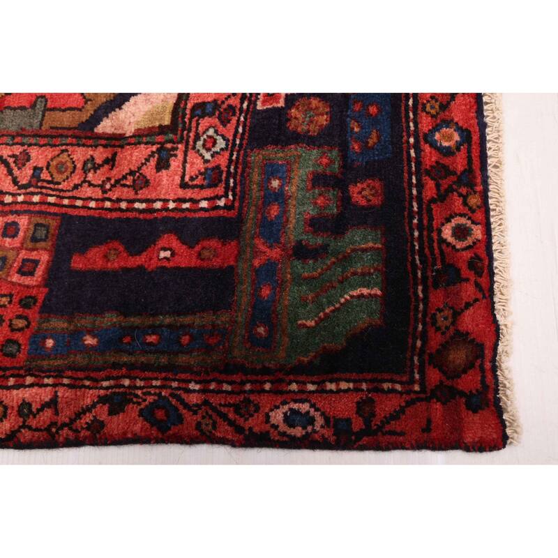 ECARPETGALLERY Hand-knotted Anatolian Red Wool Rug - 5'0 x 9'7