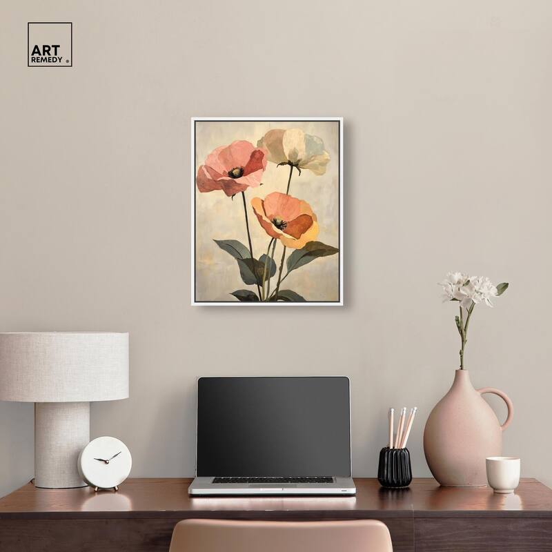 Blush and Ochre I Canvas by Art Remedy