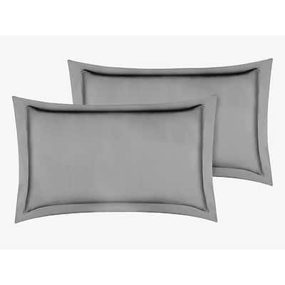A1HC Organic Cotton Sham Pair 300TC GOTS Certified Super Soft and Breathable Fabric