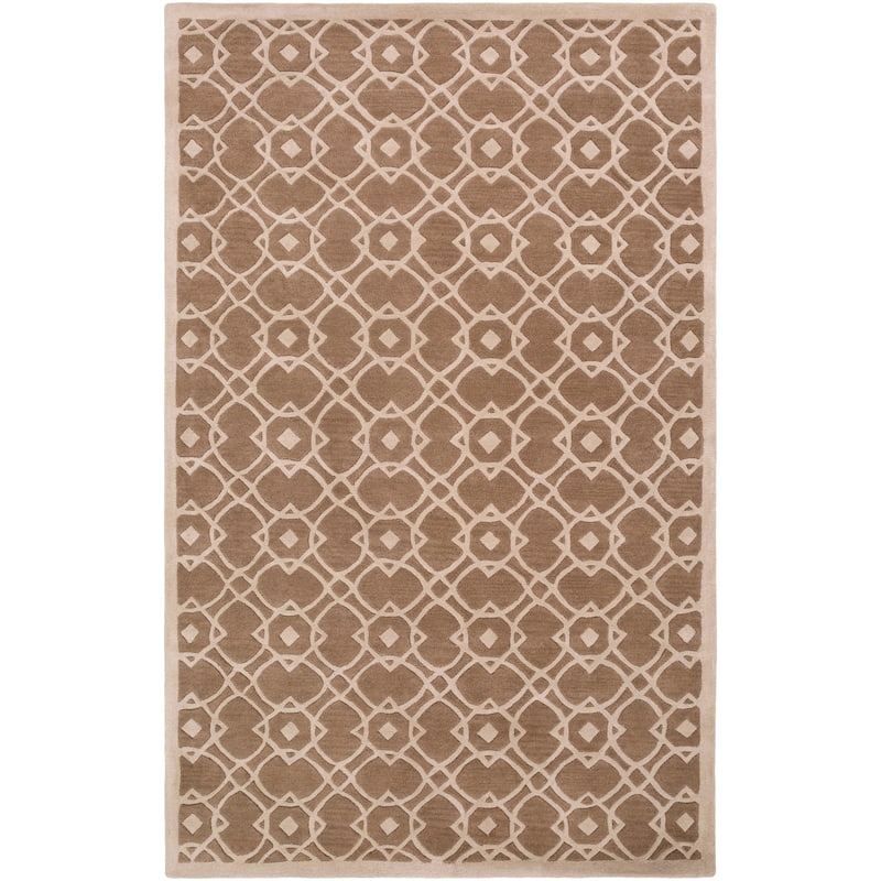 Hand-tufted Karen Contemporary Geometric Wool Area Rug