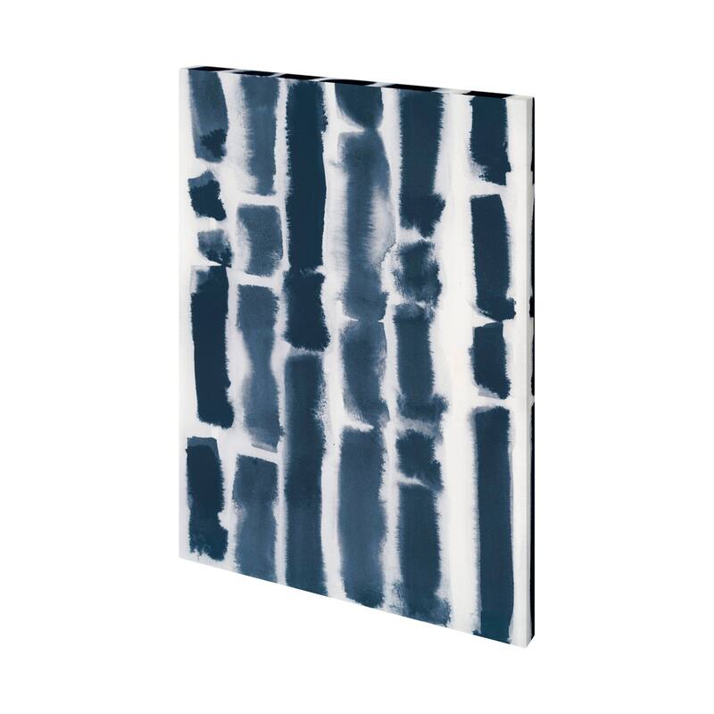 Indigo Lines I Canvas Art Print - Small