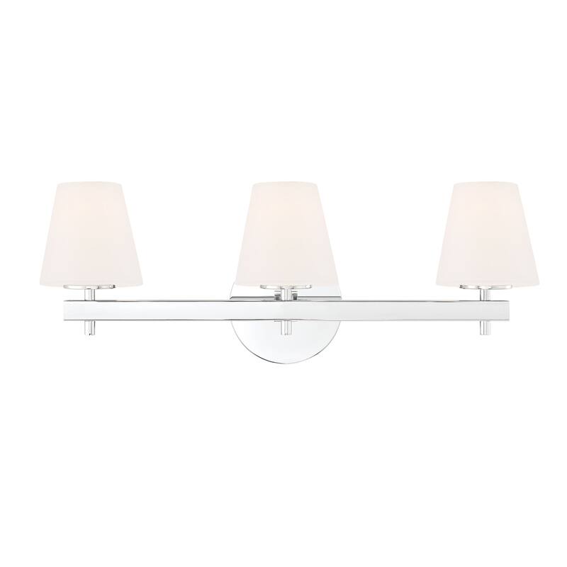 3 Light Bathroom Vanity - Chrome