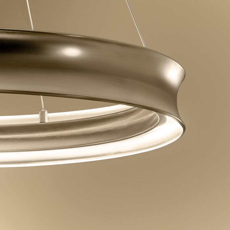 Larousse 29.5 Inch LED Chandelier in Champagne Bronze