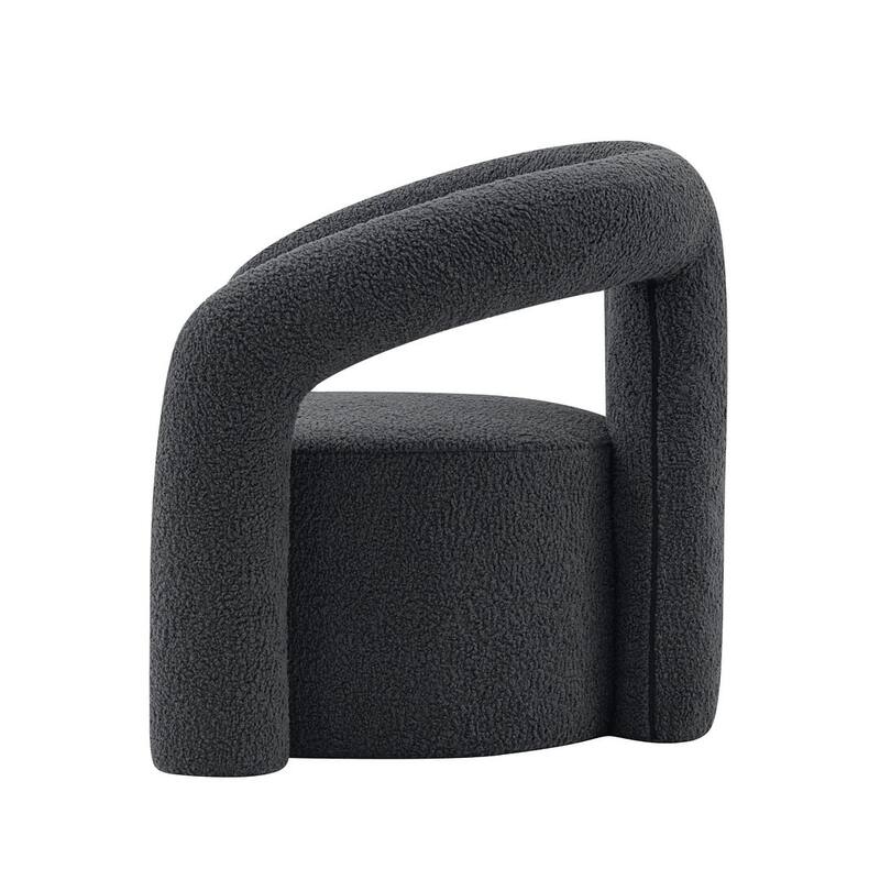 Manhattan Comfort Modern Darian Boucle Accent Chair Set of 2