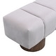 preview thumbnail 51 of 51, Christopher Knight Home - Daniel Upholstered Dining Bench, No-Assembly Entryway & Bedroom Ottoman with Sturdy Wood Legs