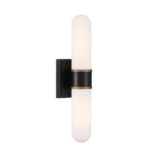 Crystorama Lighting Group CAP-8512 Capsule 2 Light 19" Tall LED Wall
