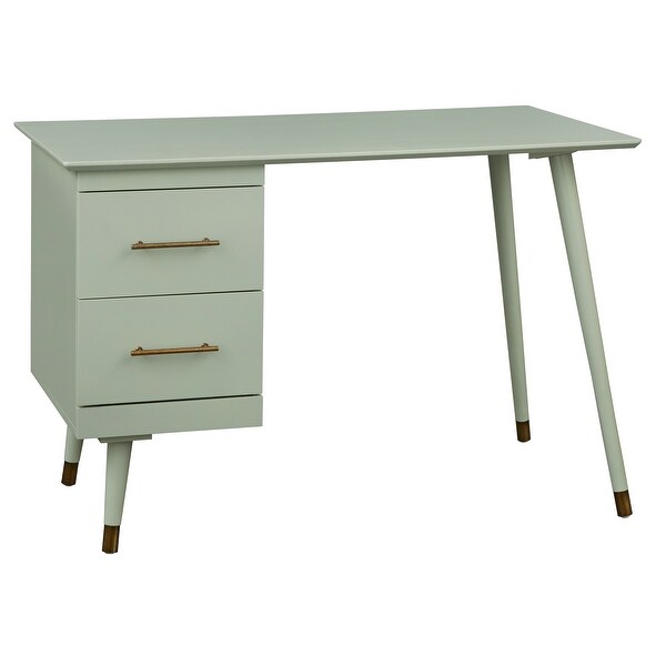 Leon mid century desk white discount