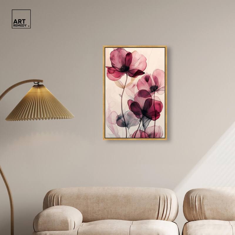 Filigree Flora I Canvas by Art Remedy