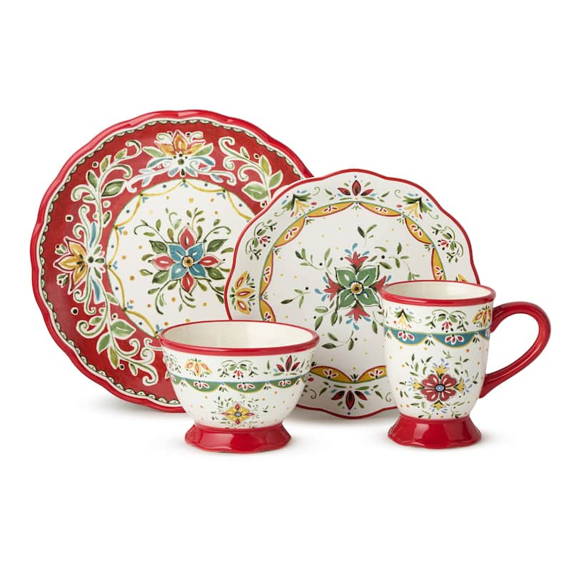 Certified International Provence 16 Piece Dinnerware Set, Service for 4